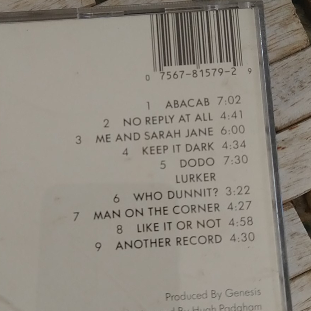 Genesis ABACAB CD - Picture 3 of 3